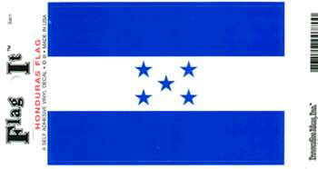 HONDURAS DEKAL 127X90MM