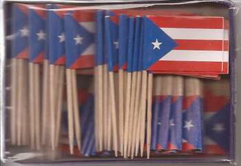 PUERTO RICO COCKTAILFLAGGOR  100st