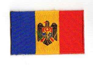 MOLDAVIEN TYGMÄRKE 65x38mm
