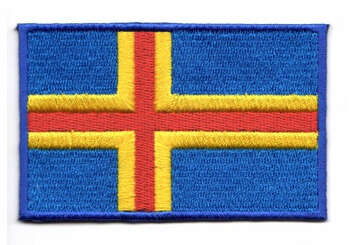 ÅLAND TYGMÄRKE 90x58mm