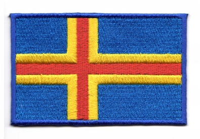 ÅLAND TYGMÄRKE 90x58mm