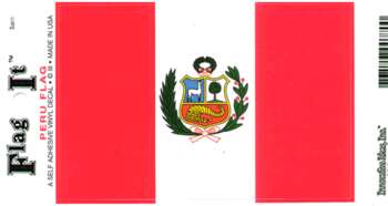 PERU DEKAL 127X90MM