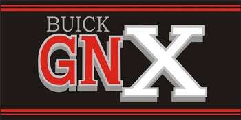 BUICK GNX FLAGGA 120X60CM