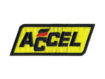 ACCEL TYGMÄRKE 90x35mm