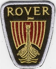 ROVER TYGMÄRKE 80X65mm