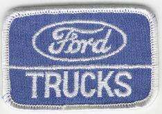 FORD TRUCKS TYGMÄRKE 77x52mm
