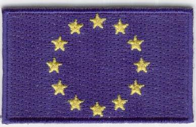 EU TYGMÄRKE 65X38mm