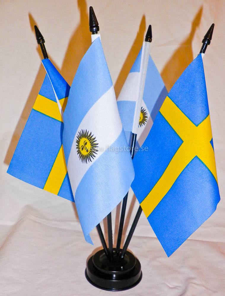 ARGENTINA HANDFLAGGA 15X10CM