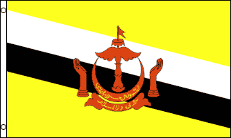 BRUNEI FLAGGA 150X90CM