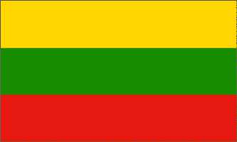 LITAUEN FLAGGA 150X90CM