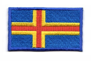 ÅLAND TYGMÄRKE 65x38mm