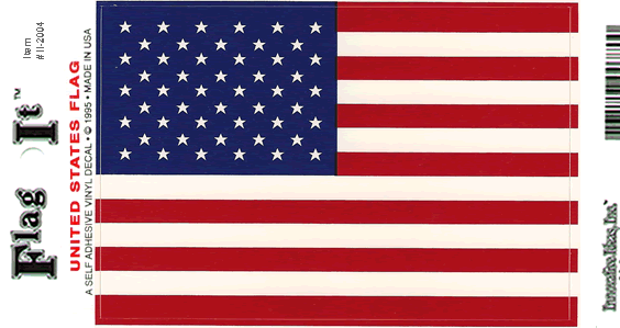 USA DEKAL 203X127MM