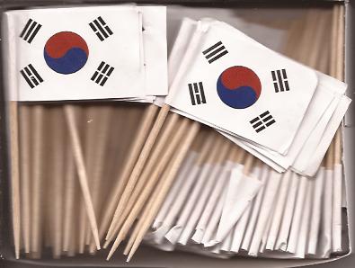 SYDKOREA COCKTAILFLAGGOR 100st