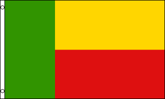 BENIN FLAGGA 150X90CM