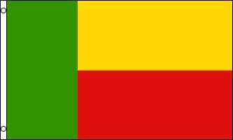 BENIN FLAGGA 150X90CM