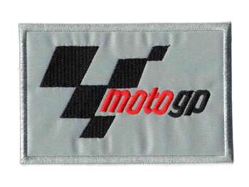 MOTO GP TYGMÄRKE 100x67mm