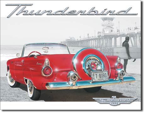 FORD THUNDERBIRD PLÅTSKYLT 40,5x31,5cm