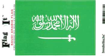 SAUDIARABIEN DEKAL 127X90MM