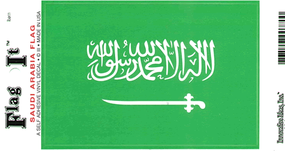 SAUDIARABIEN DEKAL 127X90MM