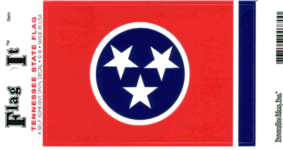 TENNESSEE DEKAL 127X90MM