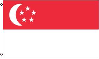 SINGAPORE FLAGGA 90X60CM