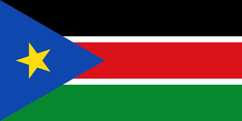 Sydsudan-flaggor