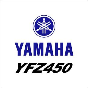 YAMAHA YFZ 450 FLAGGA 90X90CM