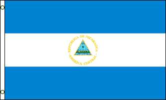 NICARAGUA FLAGGA 150X90CM