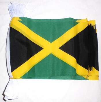 JAMAICA FLAGGSPEL 6 METER LÅNGT MED 20 FLAGGOR