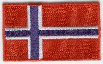 NORGE TYGMÄRKE 65x38mm