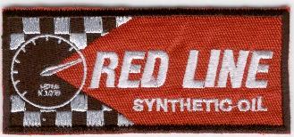 RED LINE TYGMÄRKE 110x48mm