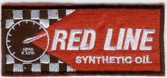 RED LINE TYGMÄRKE 110x48mm