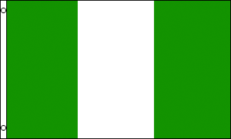NIGERIA FLAGGA 150X90CM