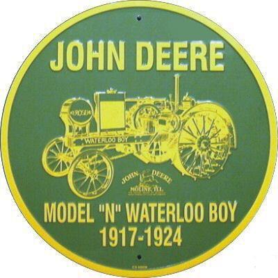 JOHN DEERE MODEL N PLÅTSKYLT 30cm