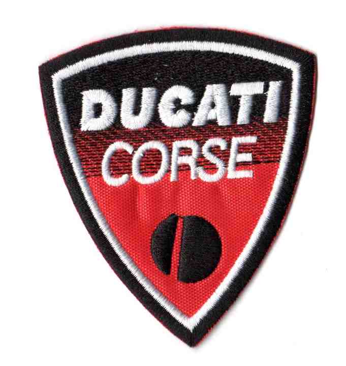 DUCATI TYGMÄRKE 80x70mm