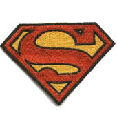 SUPERMAN TYGMÄRKE 88x73