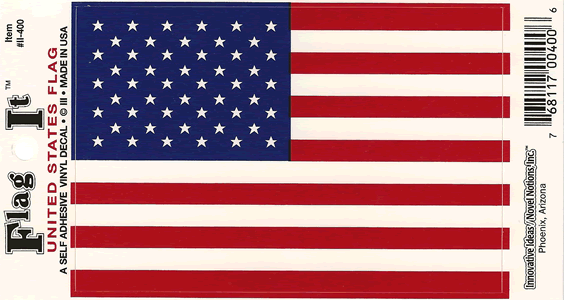 USA DEKAL 127X90MM