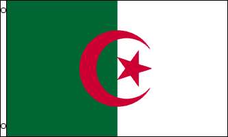 ALGERIET FLAGGA 240X150CM *Läs beskrivningen*
