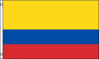 COLOMBIA FLAGGA 240X150CM *Läs beskrivningen*