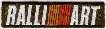 RALLIART TYGMÄRKE 118x30mm