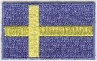 SVERIGE TYGMÄRKE 65x38mm
