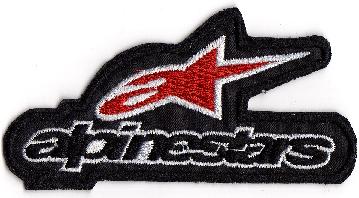 ALPINE STARS TYGMÄRKE 100x52mm