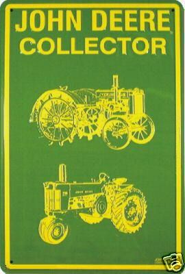 JOHN DEERE COLLECTOR PLÅTSKYLT 46x30cm