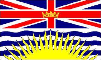 BRITISH COLUMBIA FLAGGA 150X90CM
