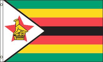 ZIMBABWE FLAGGA 150X90CM