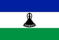 Lesotho-flaggor