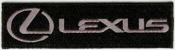 LEXUS TYGMÄRKE 150X40mm