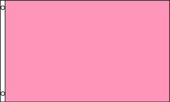 ROSA ENFÄRGAD FLAGGA 150X90CM