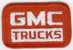 GMC TRUCKS TYGMÄRKE 78x52mm