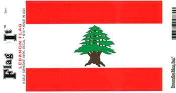 LIBANON DEKAL 127X90MM